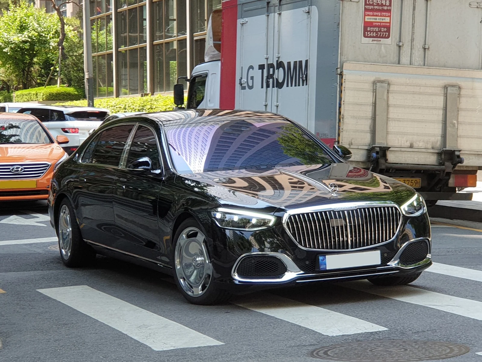 Berline Mercedes-Maybach, illustration d’un véhicule de tourisme.
